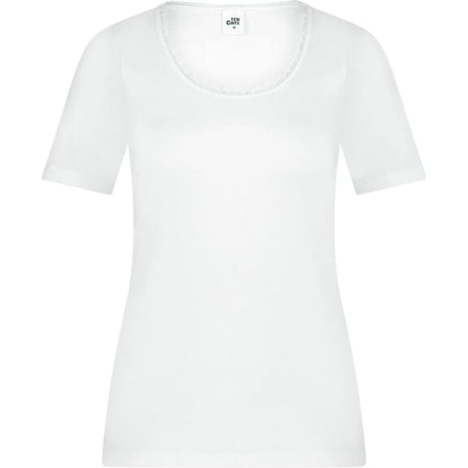 Ten Cate thermo t-shirt snow white voor Dames | Maat XL