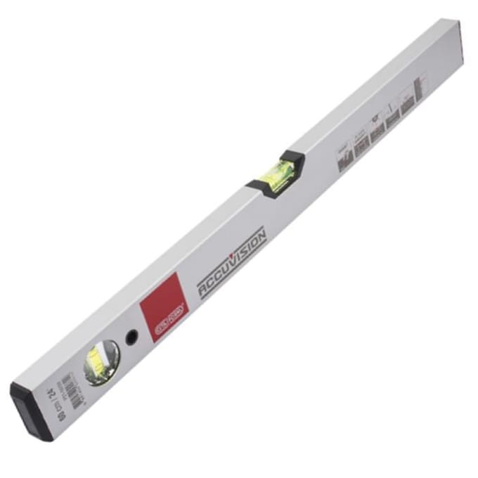 Professionele magnetische waterpas van 80 cm lang, aluminium