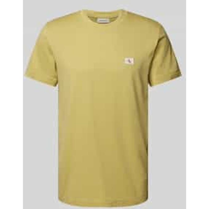 T-shirt met labelmotief