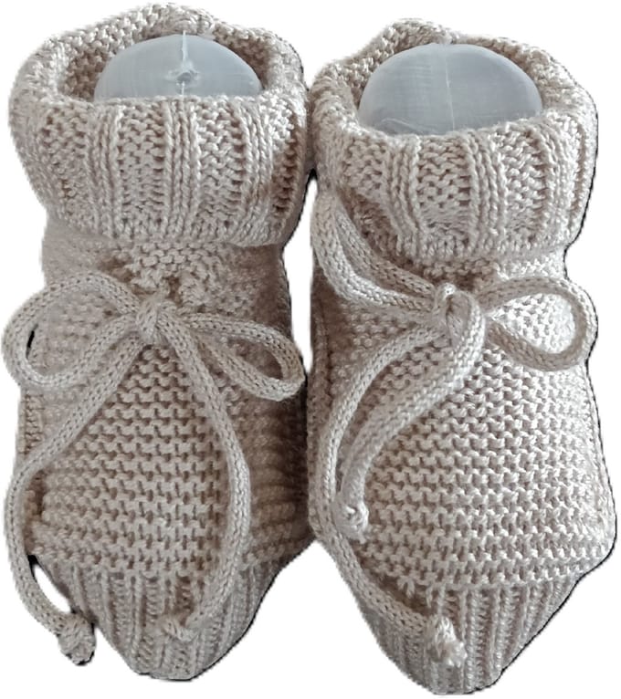 Mac Ilusion Baby basis slofje | Safari / zandkleur | newborn