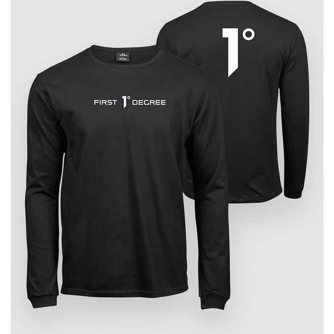 First Degree Team Long Sleeve Tech Tee zwart
