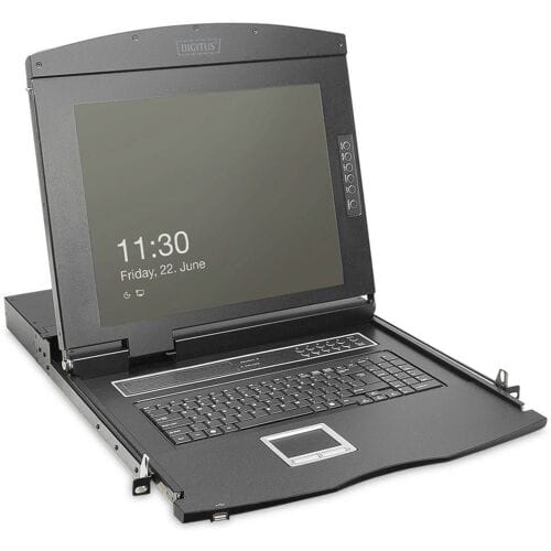 19" DIGITUS KVM console - Full HD (1080p) - 19"