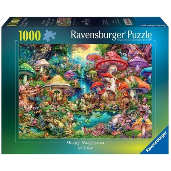 Ravensburger Jigsaw puzzle Merry Mushroom Village 1000 pcs. 2D Puzzels