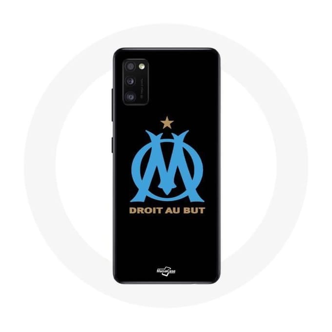 Coque - Olympique de Marseille - Galaxy A41 - Logo - Noir - Rigide zwart