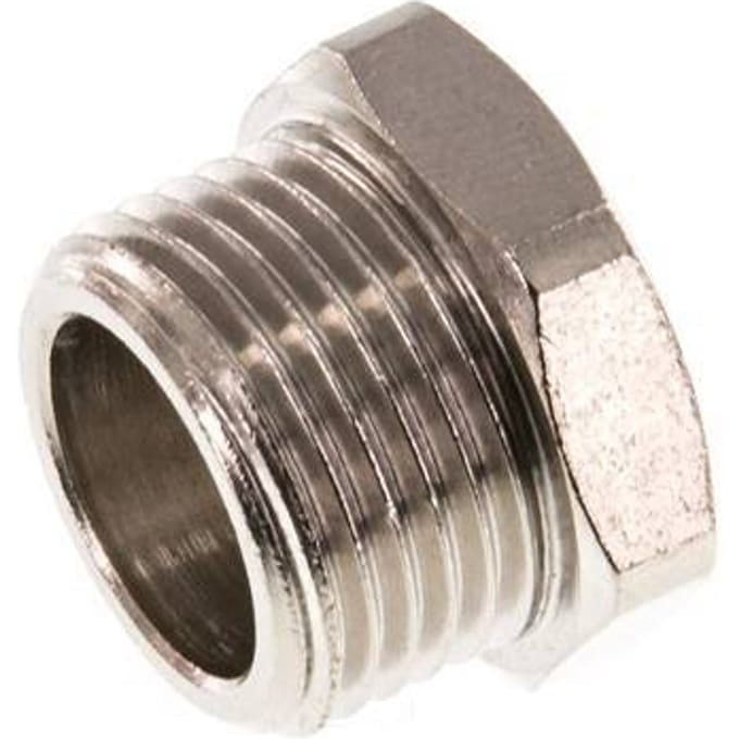 G 1/8'' x G 3/8'' F/M Vernikkeld Messing Verloopring 16 Bar [5 Stuks]