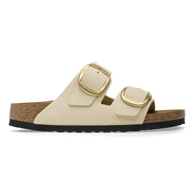 Dames muiltjes Birkenstock Arizona Big Buckle Nubuck Leather