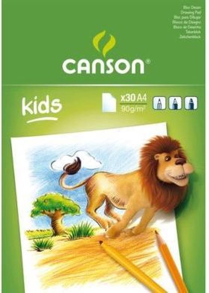 Canson Kids Drawing A4 90G Pad 30 SH