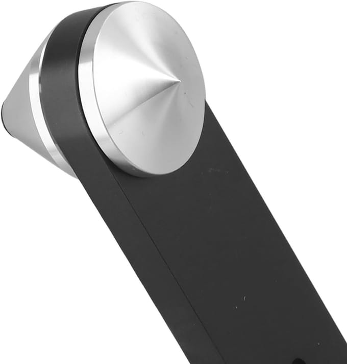 Luidspreker Spike - Audio Isolatie - Verbeter Stabiliteit - Schroefmontage Ontwerp - 39mm Diameter - Zwart Zilver