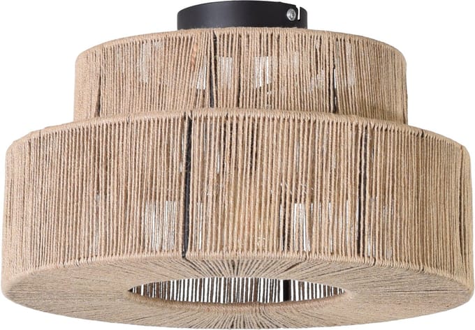 Urban Interiors - Plafondlamp - Bern Jute - Ø36