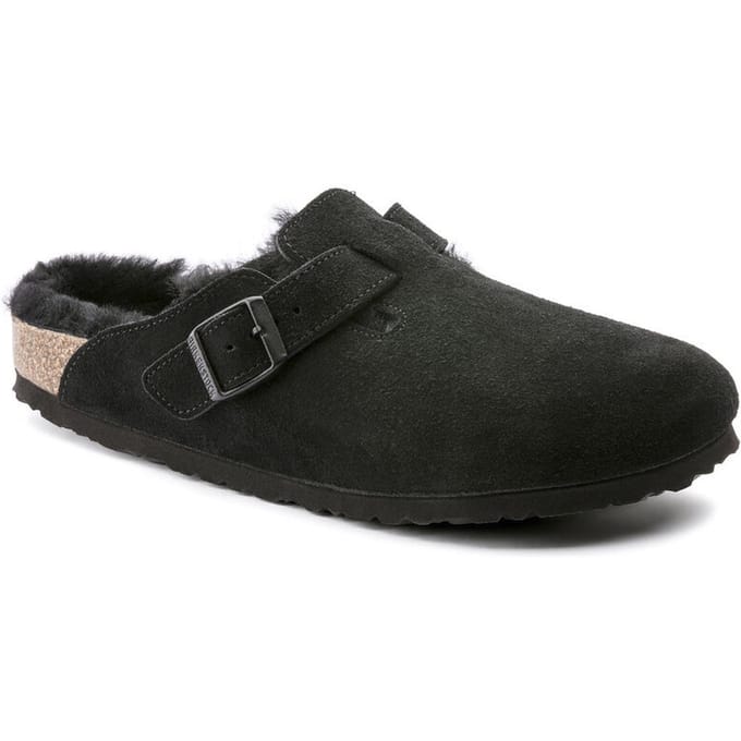 Birkenstock - Maat 38 - Boston Narrow Dames Clogs - Black