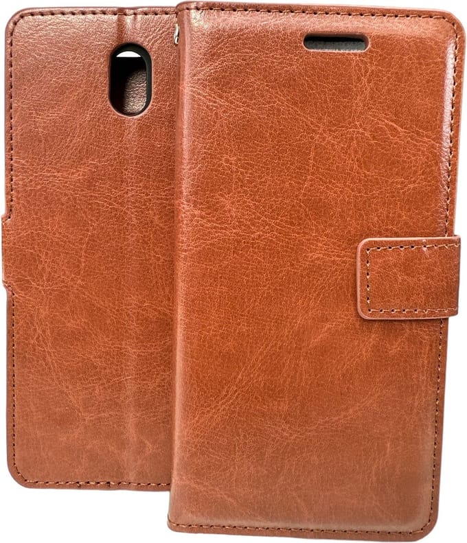 Bookcase Geschikt voor: Nokia 2 - Bruin - portemonnee hoesje