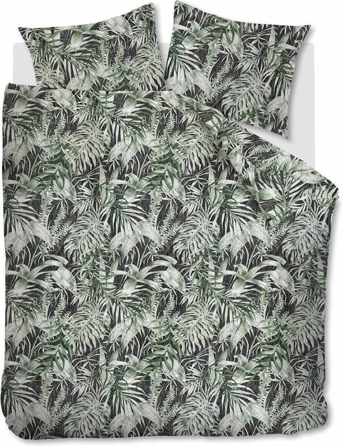 Beddinghouse Liana Dekbedovertrek - Eenpersoons - 140x200/220 cm - Green
