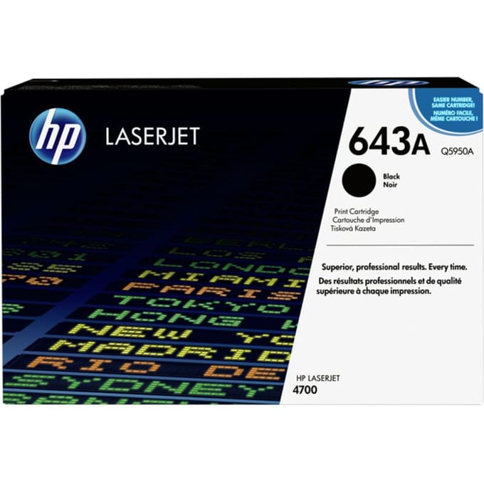 Tonercartridge hp q5950a 643a zwart