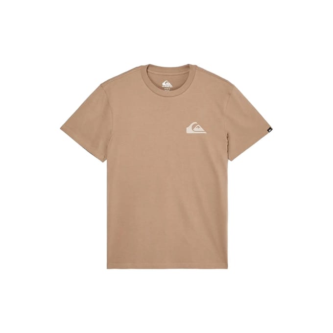 Quiksilver Evo Mini Logo T-shirt Met Korte Mouwen Bruin M Man