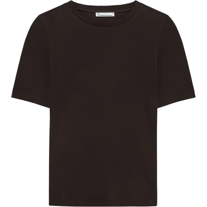 Geribd dames-T-shirt KnowledgeCotton Apparel