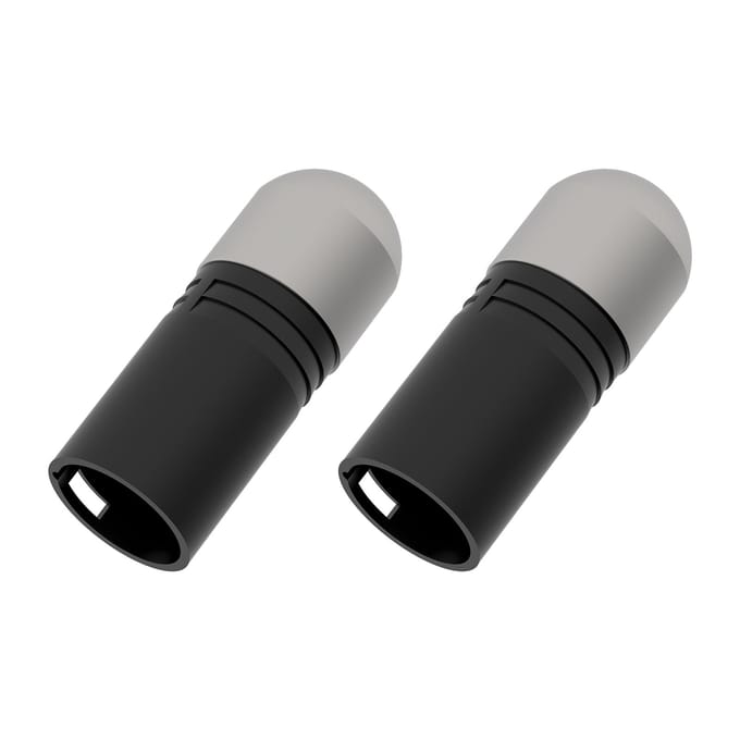 2 STUKS DMX512 Terminators zwart