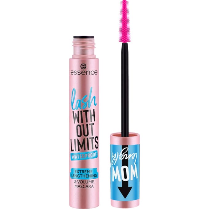 Essence Lash Without Limits Waterproof Extreme Lengthening &amp; Volume Mascara 03 Black Waterproof 13 ml