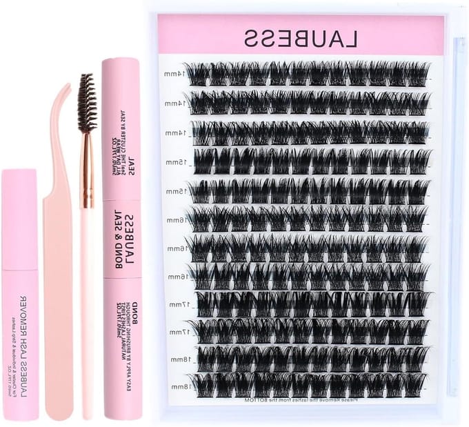 Wimper Set - Nepwimpers - Dagelijkse Make-up - Natuurlijk Effect - 300 Stuks - Transparant