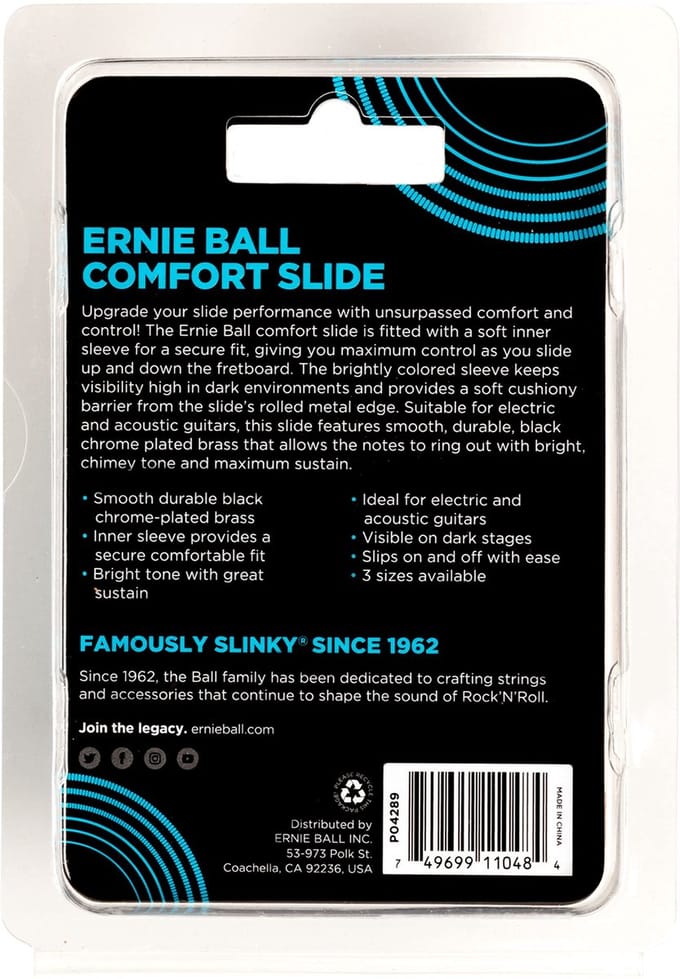 Ernie Ball EB4289 Comfort Slide large - Bottleneck