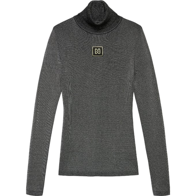 Nikkie Womens Noroton Shiny Turtleneck