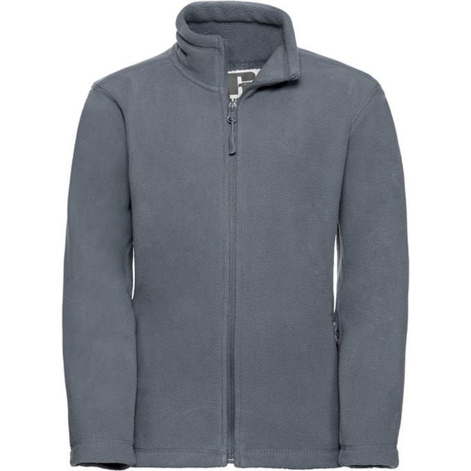 Russell Kinder/Kids Fleece Jas (Konvooi Grijs)