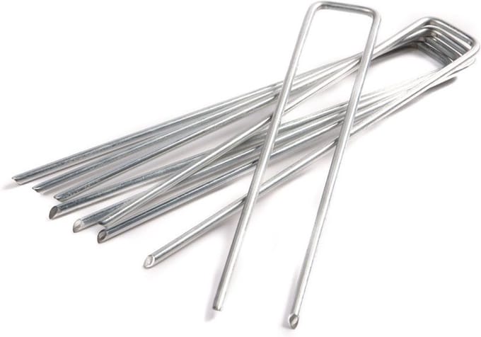 U Haak | 10 Stuks | Tentharingen | Beugel voor tent | Tent haring |