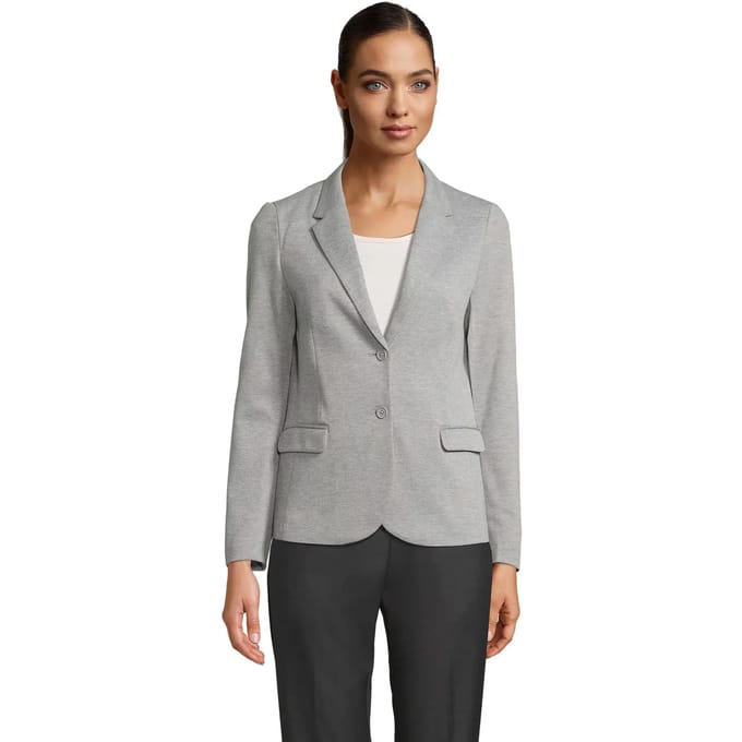 Neoblu Women´s Piqué Blazer Marcel NB3170 - Gray Melange - 40