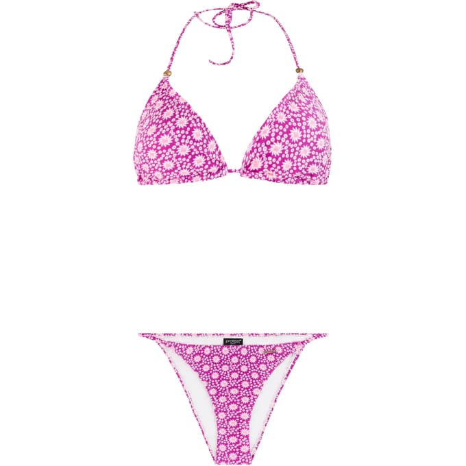Protest PRTDita - Triangel bikini set Dames - Koordsluiting - Uitneembare vulling - Cheeky dekking - Normale pasvorm - Roze