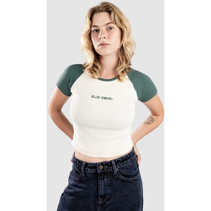 Blue Tomato Minimal U-Logo Raglan T-Shirt groen