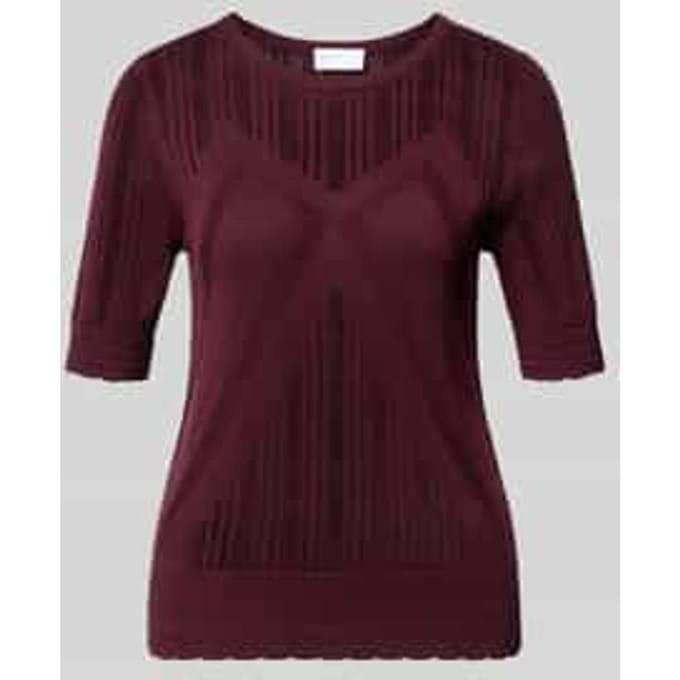 regular fit T-shirt in brei-look