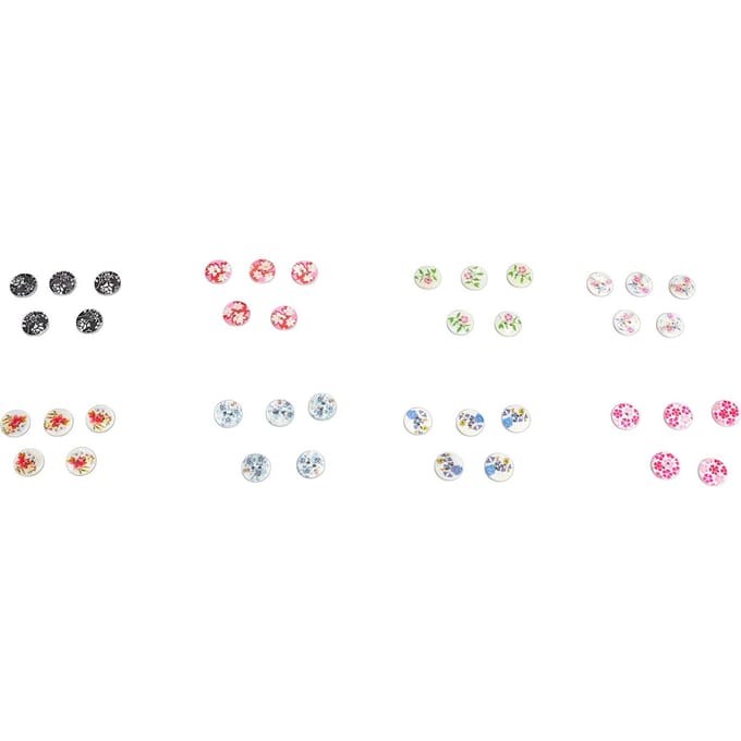 40 Stuks 15mm Schelp Knopen 2 Gaten Waterdicht Decoratieve Knopen Set voor Naaiprojecten Knutselen Spel