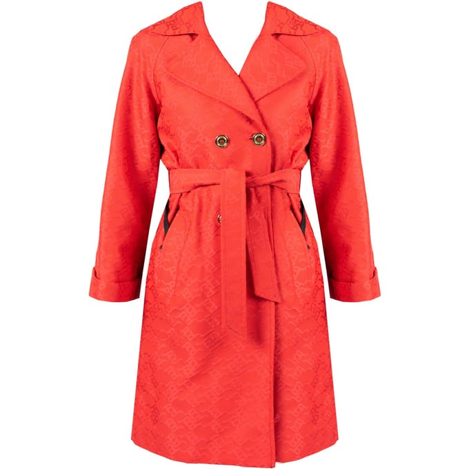 Pinko Trenchcoat Tandil Vrouw rood