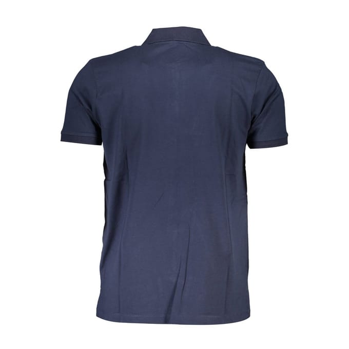 Gianmarco Venturi Blu Katoenen Heren Polo
