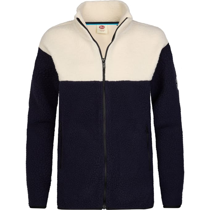 Petrol Industries - Jongens Teddy jack met rits forgehaven - Blauw - Maat 152