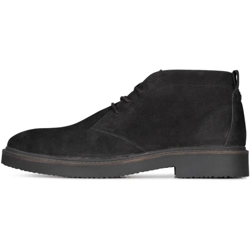 PS Poelman HUDSON heren Chukka Boots - Zwart - Maat 41