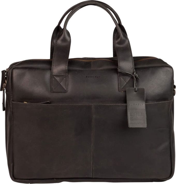 BURKELY Vintage Jesse Aktetas/  Laptoptas - 14 inch - Zwart