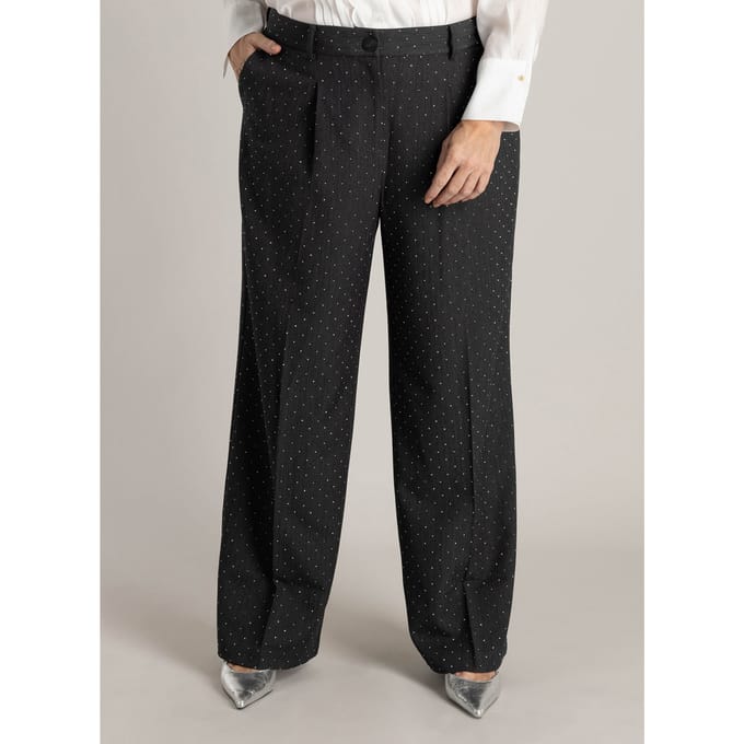 YEST CURVE Hedwig Essential Bottoms - Dark Grey/Melange - maat W1(48) / L32