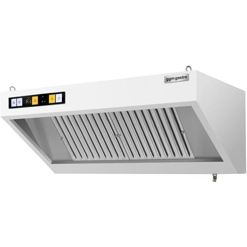 GGM Gastro Wandhaube mit Motor - 1200mm - Regler, Filter & Lampe