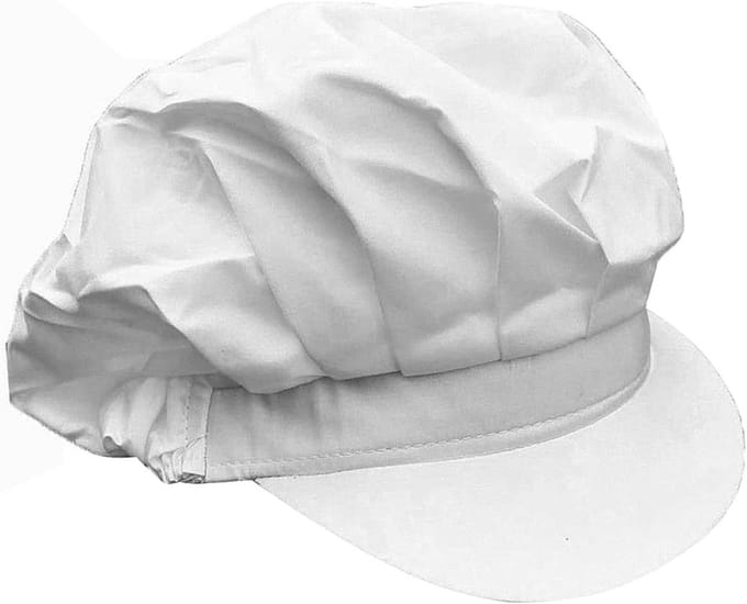 Werkmuts - Beschermende Hoed - Stofvrij Werken - Ademend Materiaal - 56 cm - Wit