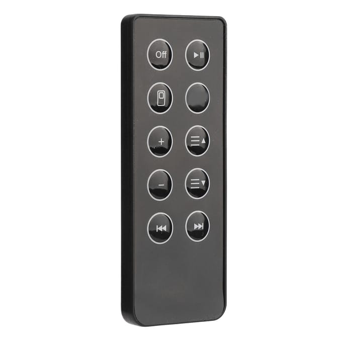 Luidsprekervervangende Afstandsbediening Voorkomt Slippen Eenvoudige Afstandsbediening voor Geluidssysteem en Stereoluidsprekers gray