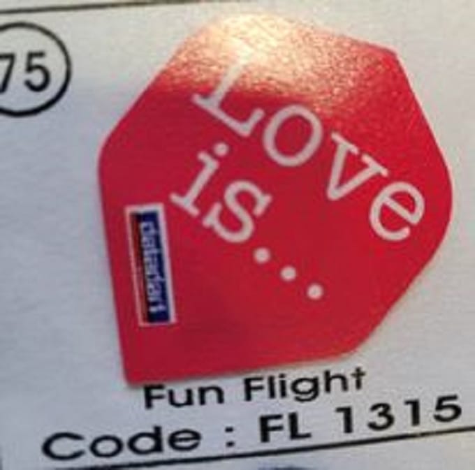 Dart Flights - 10 sets (30 stuks) - 75 micron - Fun Flights 1315