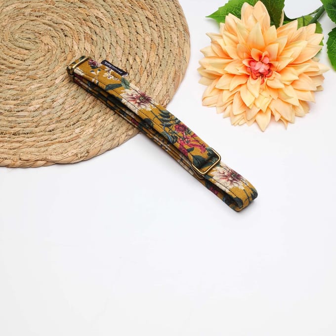 Honden wurgriem Snake Flowers maat S