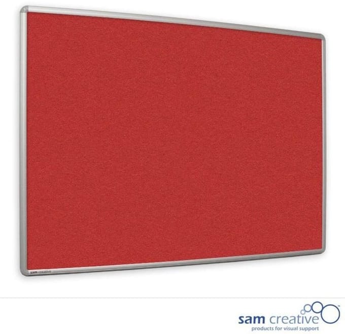 Sam Creative Prikbord Bulletin - Rood - 90x120 cm