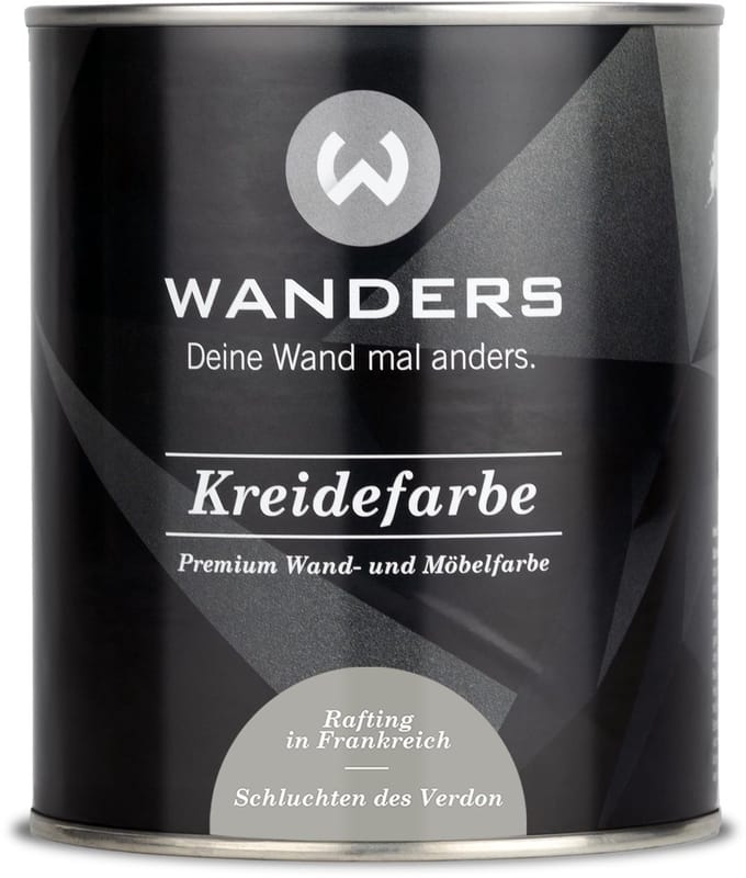 Wanders24 krijtverf meubelverf – Lichtgrijs mat – 750 ml