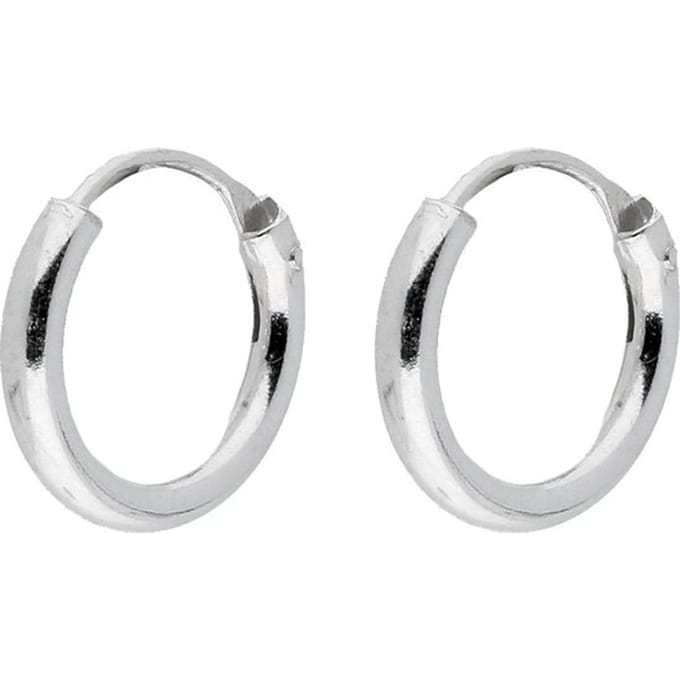 Silver Lining - draadoorringen - zilver - Ø12 mm - ronde buis - 1.9 mm