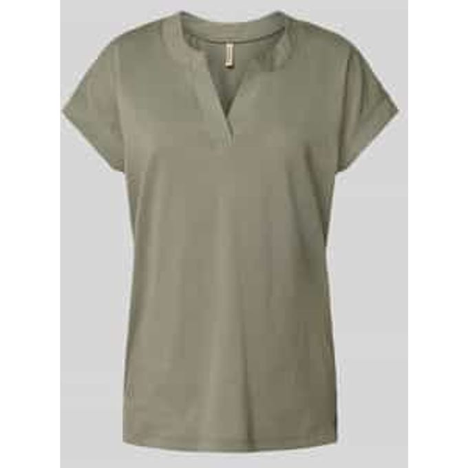 T-shirt met V-hals, model 'DERBY'
