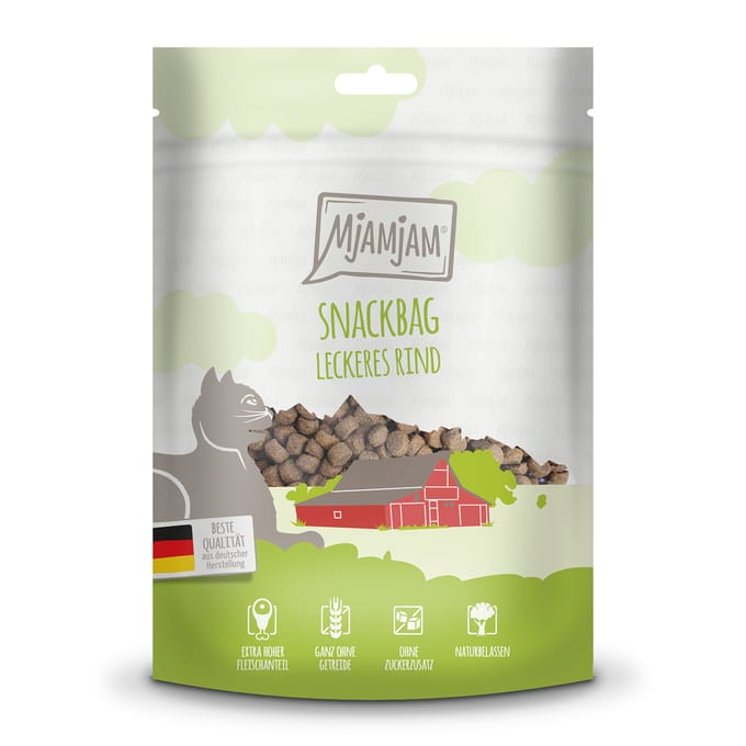 MjAMjAM Snackbag Culinaire Wilde Zalm - 125 g heerlijk rundvlees