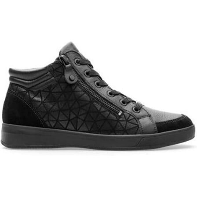 Ara Rome dames sneaker - Zwart - Maat 37,5