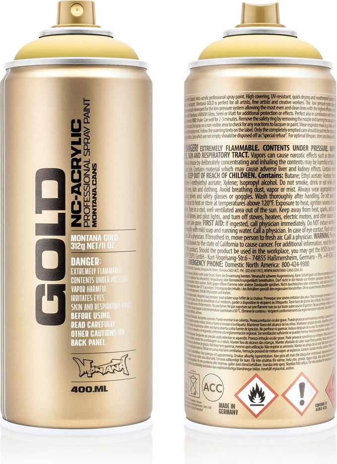Montana GOLD G1200 Pudding spuitbus 400ml