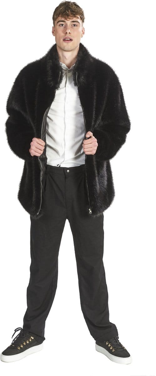 Carnaval Bontjas voor mannen - Blauwe carnavalvest